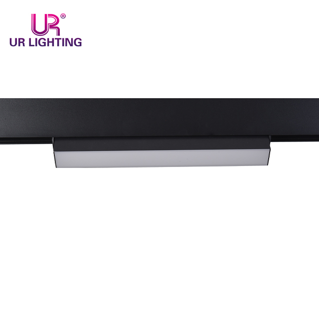 Foldable Black Magnetic Track Linear Light 20W A106-35