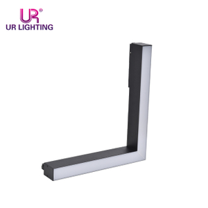 Horizontal Corner Black Magnetic Track Linear Light 20W A135-35